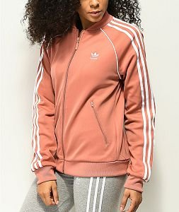pink adidas track jacket